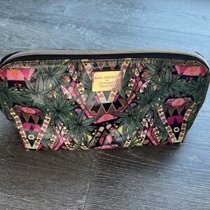 Mara Hoffman Pink and Green Geometric Cosmetic Bag 0342